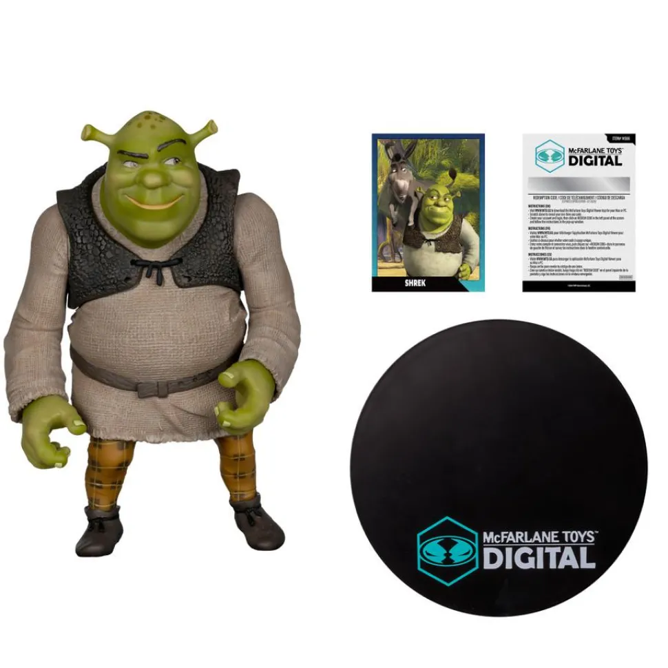 Shrek - Shrek Movie Maniacs McFarlane Toys Digital 12" Posed PVC Statue
