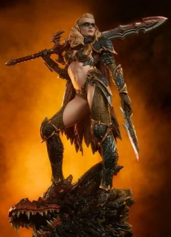 Sideshow Originals - Dragon Slayer: Warrior Forged in Flame 18” Statue