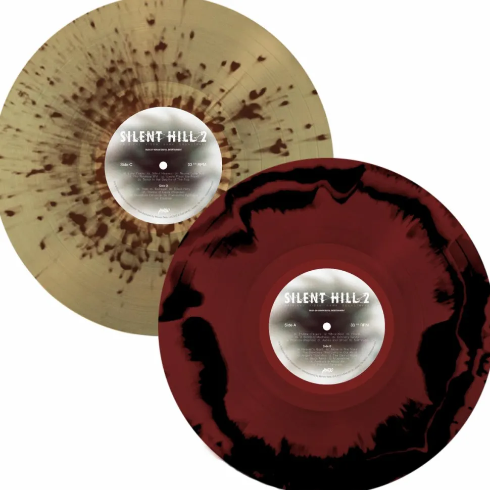 Silent Hill 2 - Original Video Game Soundtrack 2xLP Vinyl Record (Swirl / Splatter Coloured Vinyl)