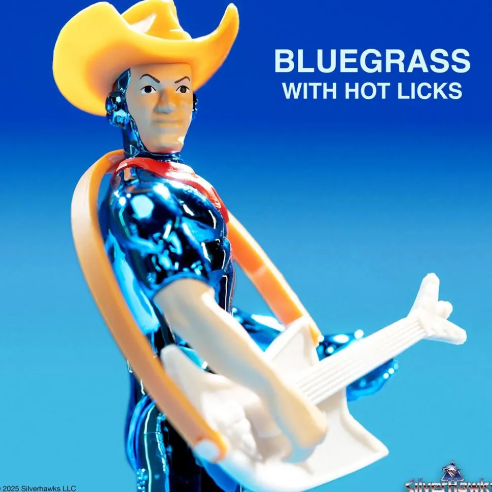 SilverHawks (1986) - Bluegrass (Toy Version) ReAction 3.75" Action Figure (Wave 1)
