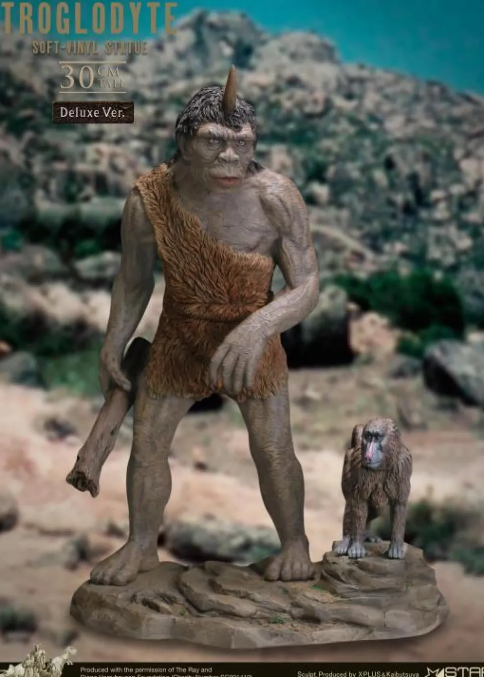Sinbad and the Eye of the Tiger (1977) - Troglodyte Ray Harryhausen Deluxe 12" Soft Vinyl Statue