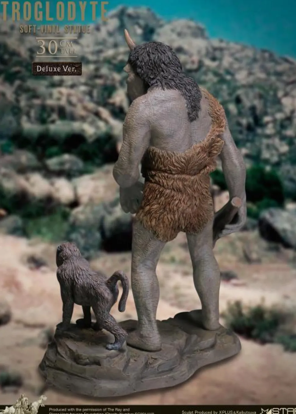 Sinbad and the Eye of the Tiger (1977) - Troglodyte Ray Harryhausen Deluxe 12" Soft Vinyl Statue