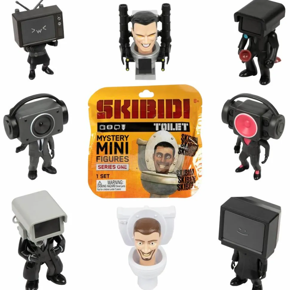 Skibidi Toilet - Mystery Mini Figures Series One Blind Bag Vinyl Figure (Display of 24)