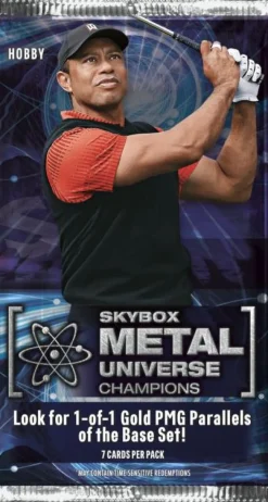 Skybox - 2023 Upper Deck Metal Universe Champions Trading Cards Hobby Box (Display of 15)