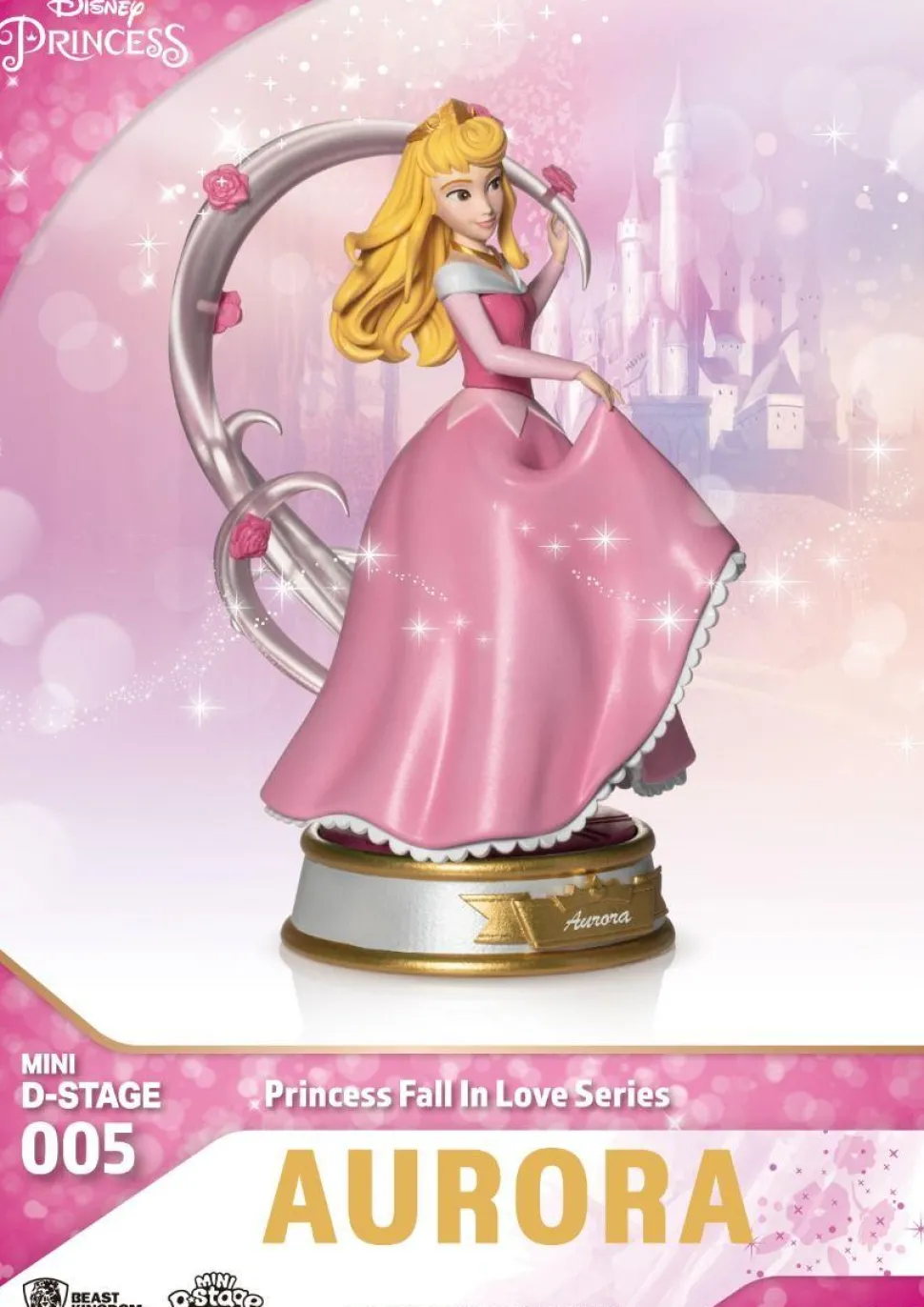 Sleeping Beauty (1959) - Aurora Disney Princess Fall in Love Series MDS-005 Mini D-Stage 3" PVC Diorama Statue