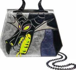 Sleeping Beauty (1959) - Maleficent 9” Faux Leather Crossbody Handbag