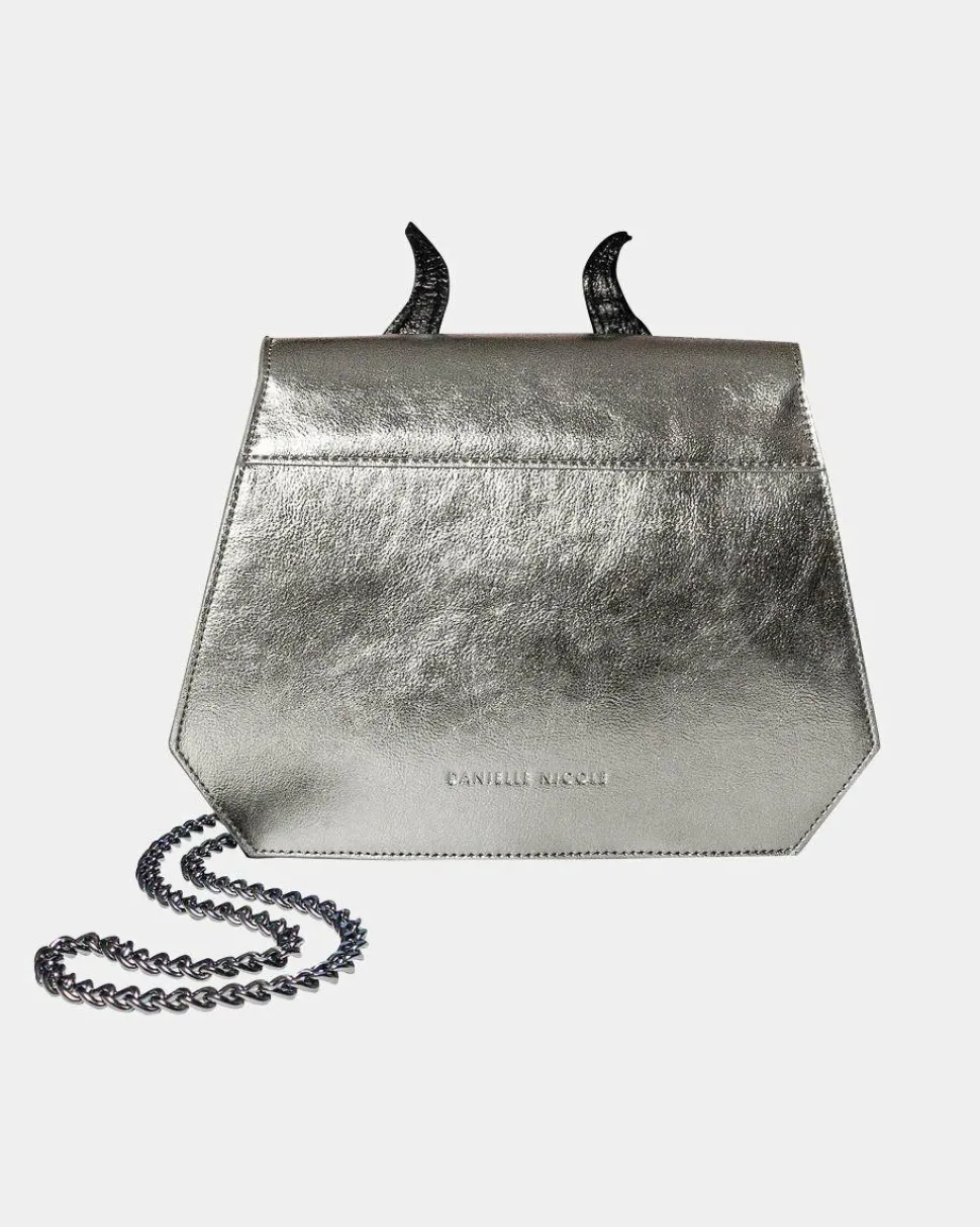 Sleeping Beauty (1959) - Maleficent 9” Faux Leather Crossbody Handbag