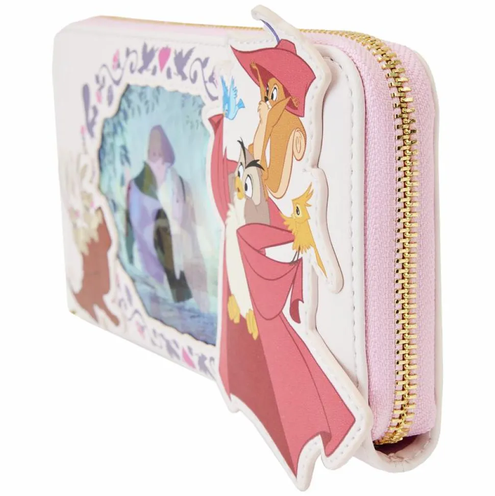Sleeping Beauty (1959) - Princess Lenticular Series 4” Faux Leather Wristlet