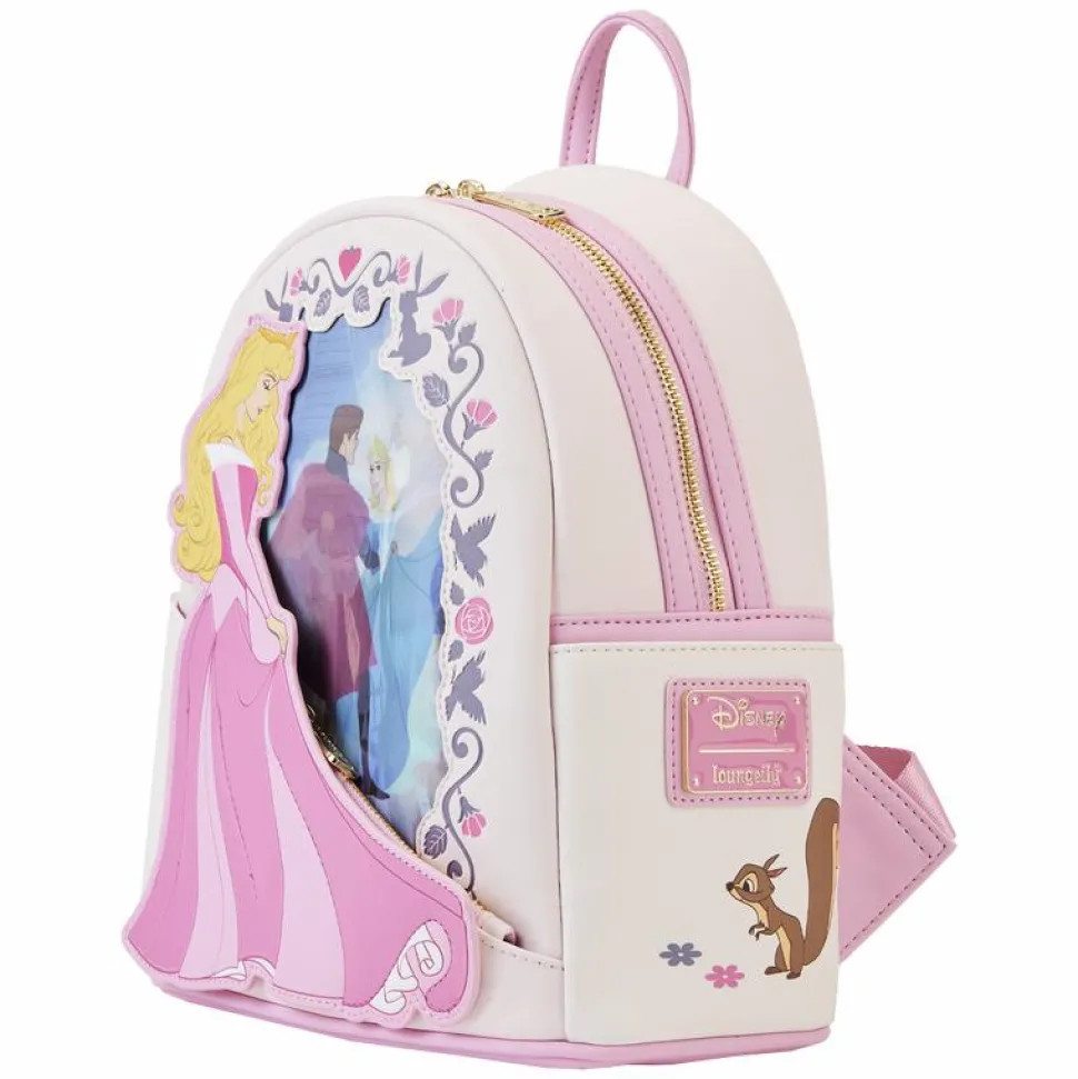 Sleeping Beauty (1959) - Princess Lenticular Series 10” Faux Leather Mini Backpack