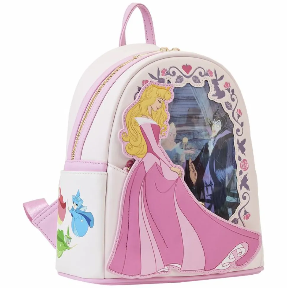 Sleeping Beauty (1959) - Princess Lenticular Series 10” Faux Leather Mini Backpack