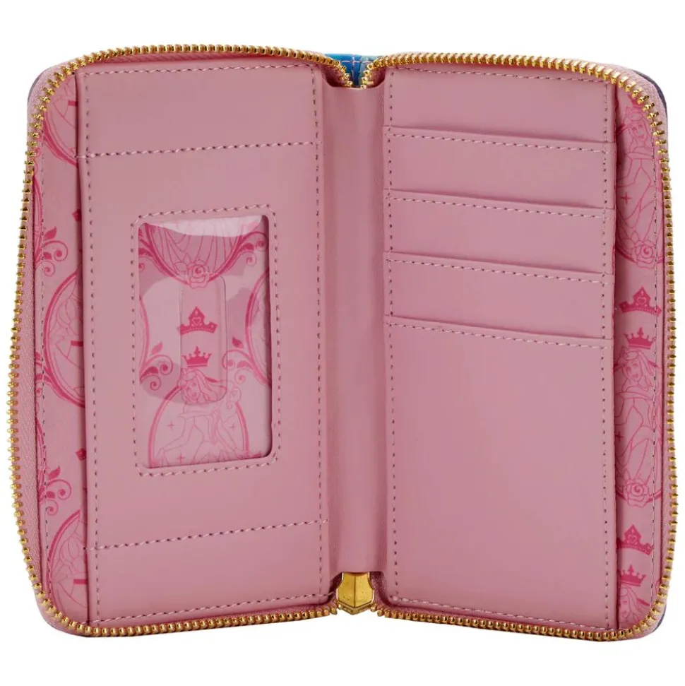 Sleeping Beauty (1959) - Scenes 4” Faux Leather Zip-Around Wallet