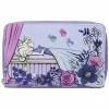 Sleeping Beauty (1959) - 65th Anniversary Floral Scene 4" Faux Leather Zip-Around Wallet