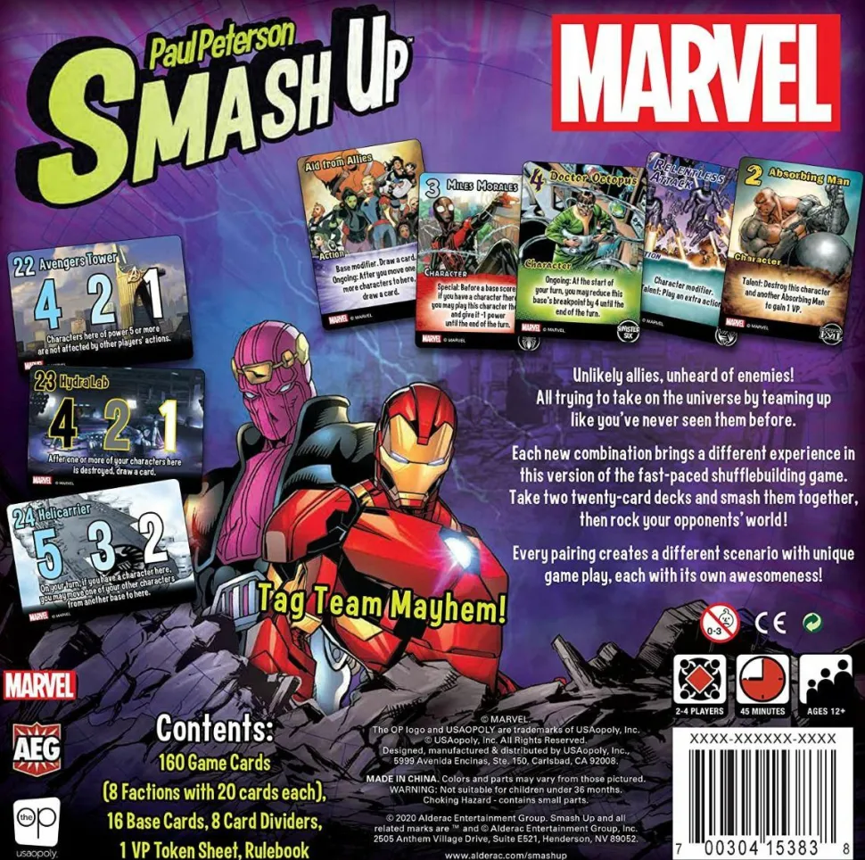Smash Up - Marvel Edition Card Game