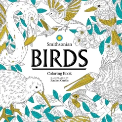 Smithsonian - Birds Colouring Book by Rachel Curtis Paperback