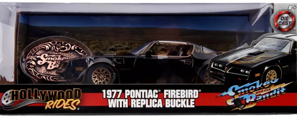 Smokey & the Bandit - 1977 Pontiac Firebird 1/24th Scale Hollywood Rides Die-Cast Vehicle Replica