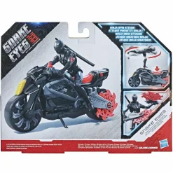 Snake Eyes: G.I. Joe Origins (2021) - Snake Eyes with Stealth Cycle 6” Scale Action Figure Vehicle