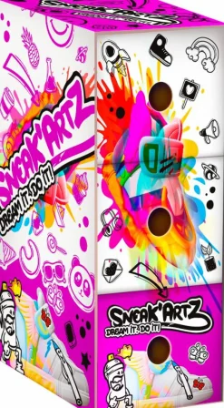 Sneak’Artz - Bumper Fun DIY Shoe Blind Box 4" Vinyl Figure 2-Pack