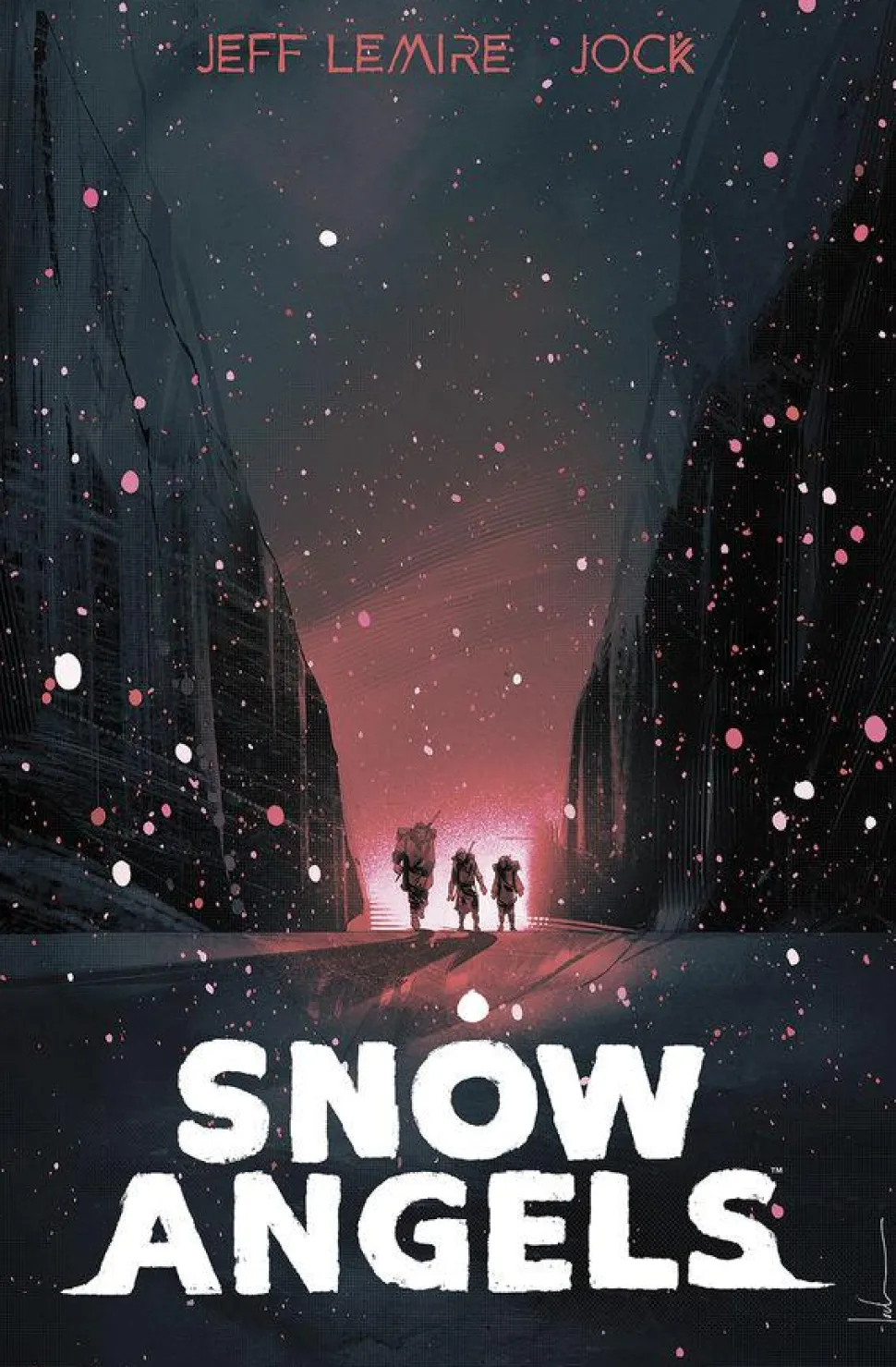 Snow Angels by Jeff Lemire Library Edition Hardcover Book