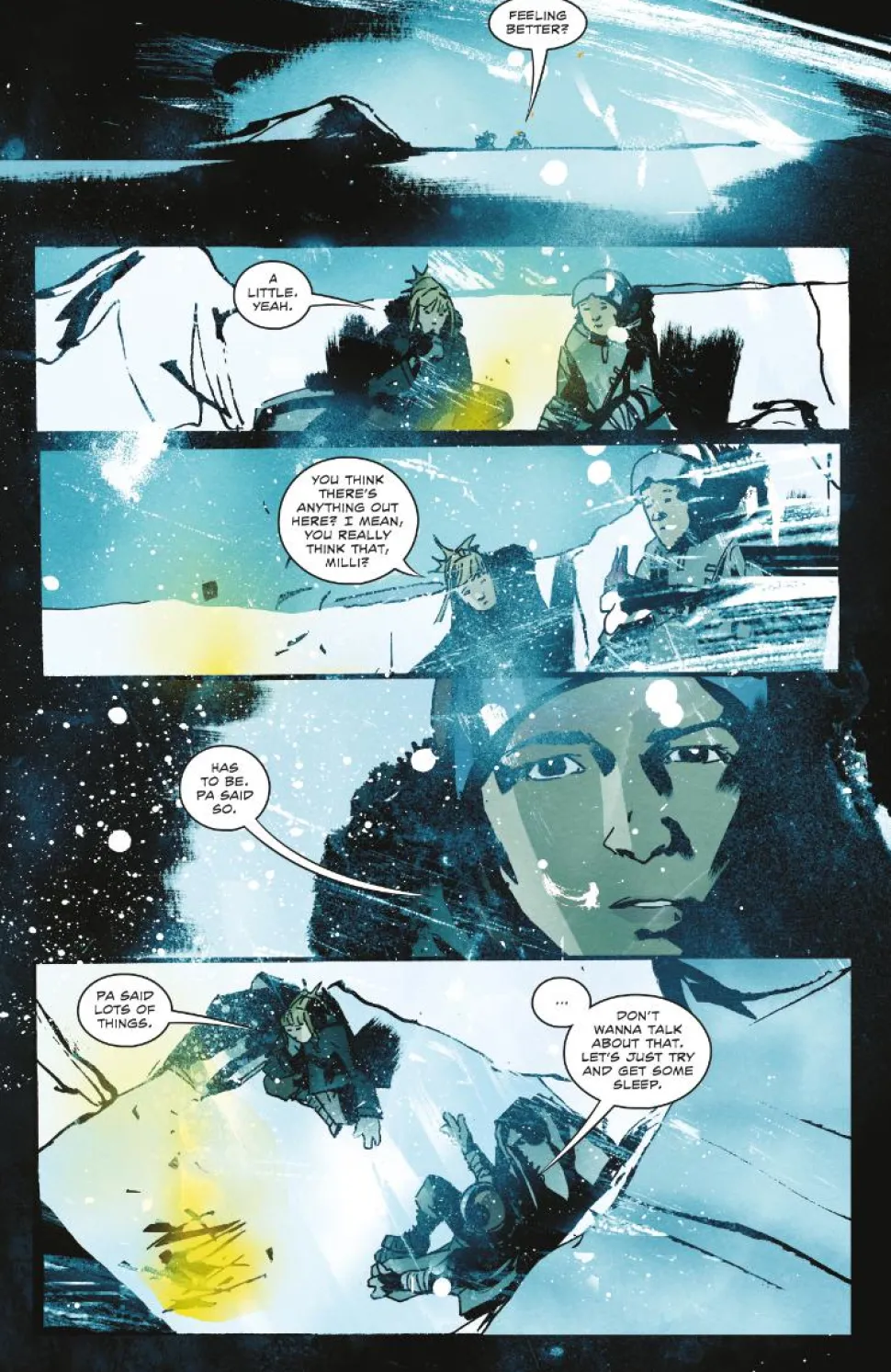 Snow Angels by Jeff Lemire Library Edition Hardcover Book