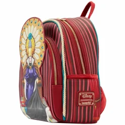 Snow White and the Seven Dwarfs (1937) - Evil Queen Throne 10” Faux Leather Mini Backpack