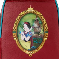 Snow White and the Seven Dwarfs (1937) - Evil Queen Throne 10” Faux Leather Mini Backpack