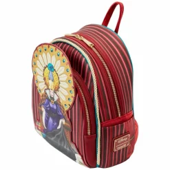 Snow White and the Seven Dwarfs (1937) - Evil Queen Throne 10” Faux Leather Mini Backpack
