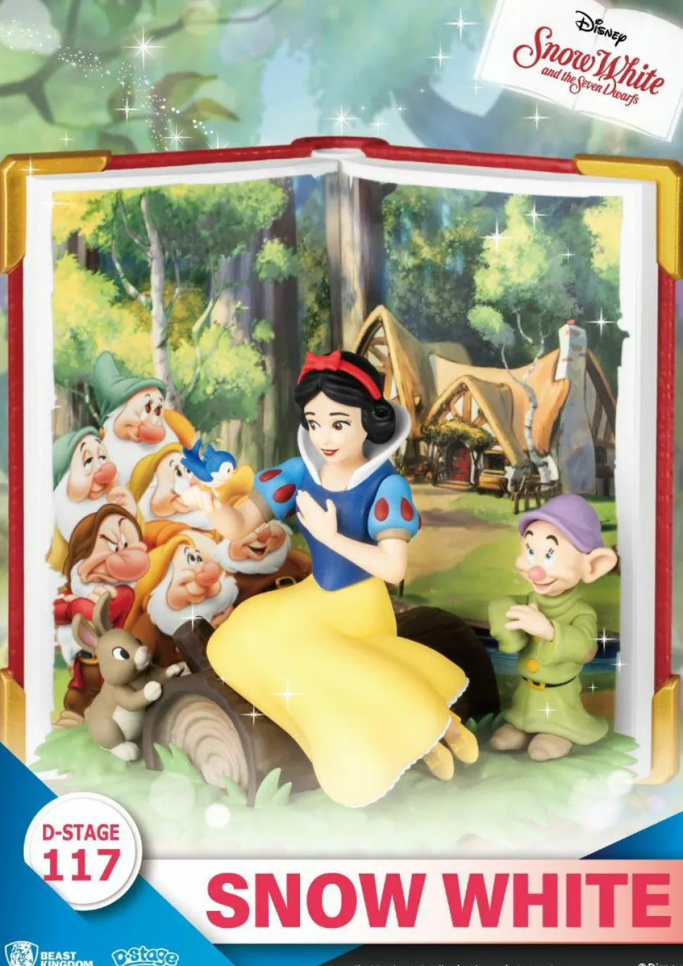 Snow White and the Seven Dwarfs (1937) - Snow White Story Book Series D-Stage 6” Statue