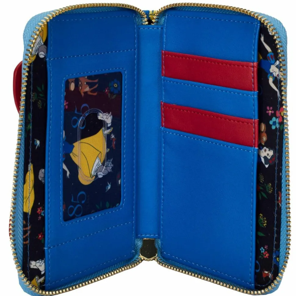Snow White and the Seven Dwarfs (1937) - 85th Anniversary Cosplay 4” Faux Leather Zip-Around Wallet