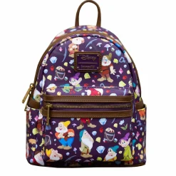 Snow White and the Seven Dwarfs (1937) - Seven Dwarfs 10” Faux Leather Mini Backpack