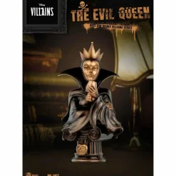 Snow White and the Seven Dwarfs (1937) - The Evil Queen Disney Villains 6" Faux Bronze Bust