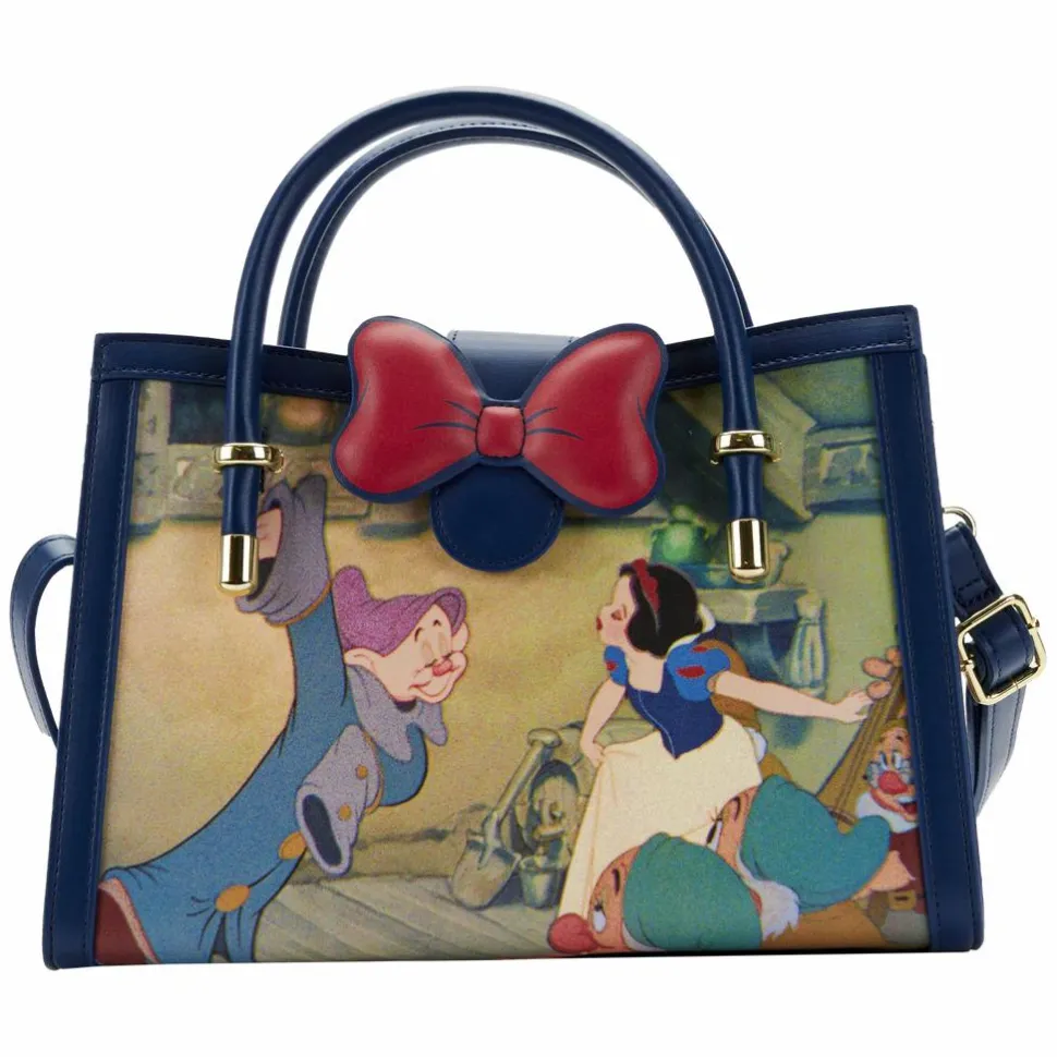Snow White and the Seven Dwarfs (1937) - Scenes 7” Faux Leather Crossbody Bag