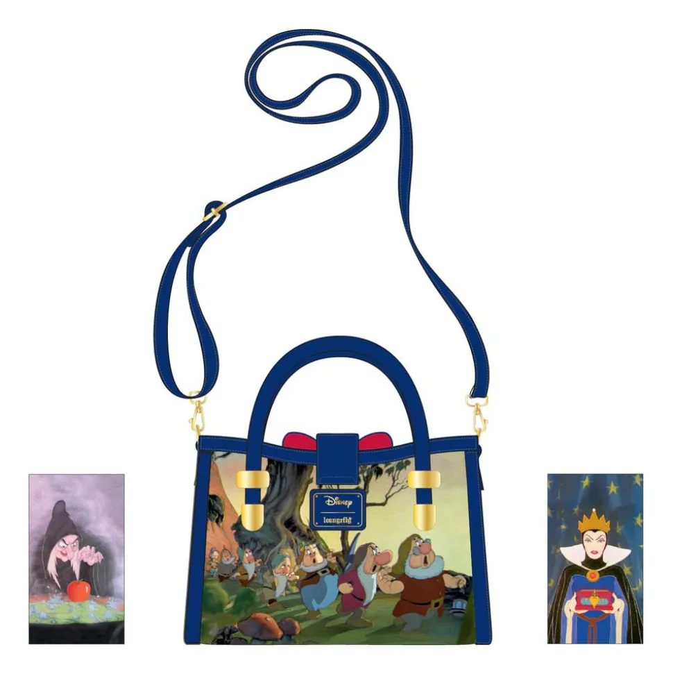 Snow White and the Seven Dwarfs (1937) - Scenes 7” Faux Leather Crossbody Bag
