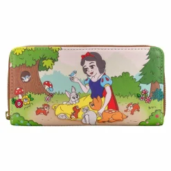 Snow White and The Seven Dwarfs (1937) - Multi-Scene 8” Faux Leather Zip-Around Wallet