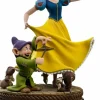 Snow White and the Seven Dwarfs (1937) - Snow White and Dopey 1/10th Scale Statue