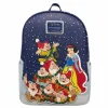 Snow White and the Seven Dwarfs (1937) - Holiday 12” Faux Leather Mini Backpack