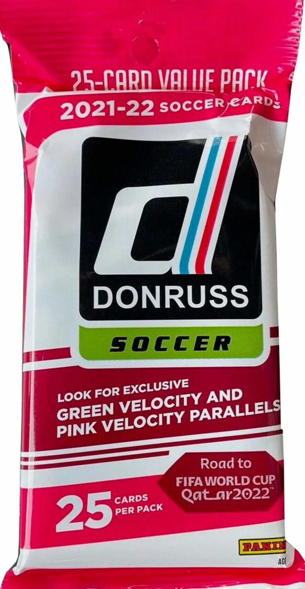Soccer - 2021/22 Panini Donruss Road to Qatar Soccer Trading Cards Fat Pack (25 Cards)