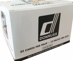 Soccer - 2021/22 Panini Donruss Road to Qatar Soccer Trading Cards Fat Pack Box (Display of 12)