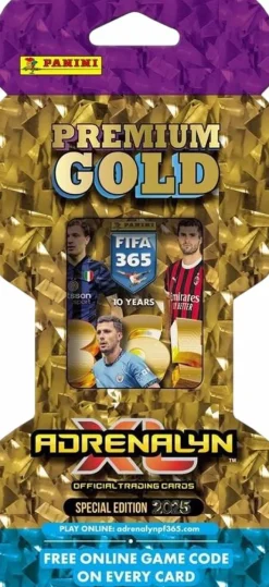 Soccer - 2025 Panini FIFA 365 Adrenalyn XL Soccer Trading Cards Premium Gold Pack