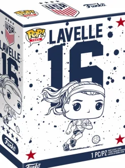 Soccer - Rose Lavelle USA (USWNT) Pop! Tees Unisex Grey T-Shirt