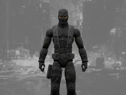 Soldiers of Fortune - Close Combat Operative (Black Camo) 1/12th Scale Action Figure