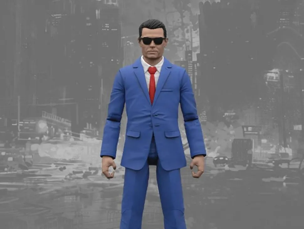 Soldiers of Fortune - The Agent/The Enemy (Light Blue) 1/12th Scale Action Figure