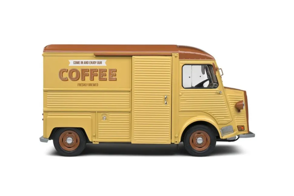 Solido Cars - 1969 Citroen Type HY Cafe Ambulant 1/18th Scale Die-Cast Vehicle Replica
