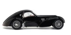 Solido Cars - Black 1937 Bugatti Type 57 SC Atlantic 1/18th Scale Die-Cast Vehicle Replica