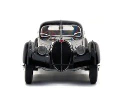 Solido Cars - Black 1937 Bugatti Type 57 SC Atlantic 1/18th Scale Die-Cast Vehicle Replica