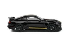 Solido Cars - Black 2020 Shelby Mustang GT500 1/43 Scale Die-Cast Vehicle Replica