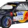 Solido Cars - Black Peugeot 306 Maxi (#4 S.Loeb / D.Elena 2021 Rallye Du Mont Blanc) 1/18th Scale Die-Cast Vehicle Replica