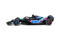 Solido Cars - Esteban Ocon's 2024 Alpine A524 Formula 1 Racing Car (Presentation Version) 1/18th Scale Die-Cast Vehicle Replica