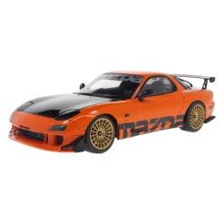 Solido Cars - Orange 1994 Mazda RX7 FD RS 1/18th Scale Die-Cast Vehicle Replica