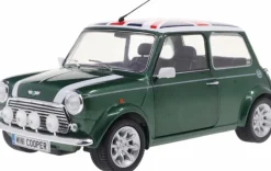 Solido Cars - Racing Green 1997 Mini Cooper Sport 1/18th Scale Die-Cast Vehicle Replica