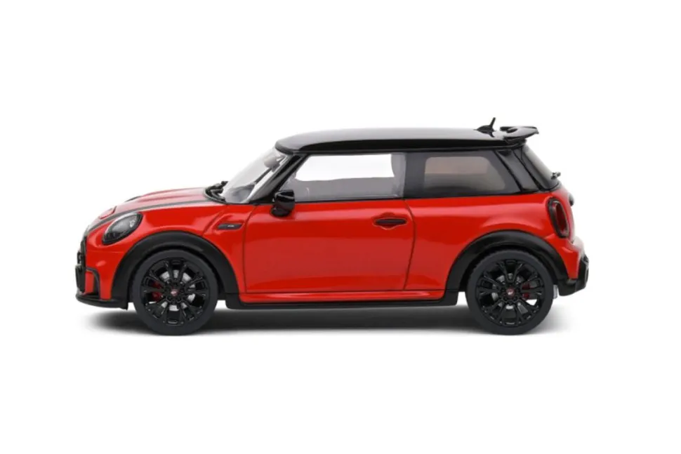 Solido Cars - Red 2023 Mini Cooper (John Cooper Works) 1/43 Scale Die-Cast Vehicle Replica